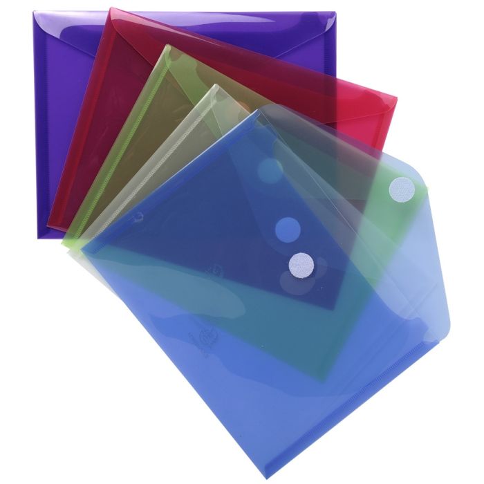 Exacompta pochettes plastiques transparentes A4 repositionnables