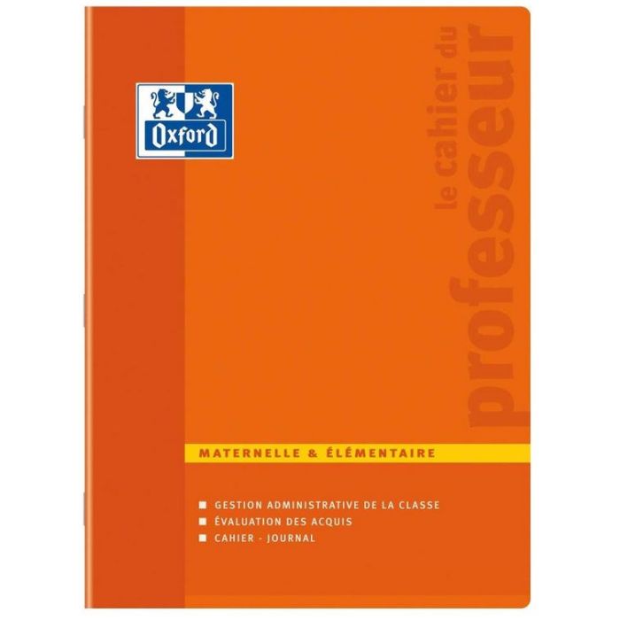 Cahier de Textes pour professeurs - Maternelle et Elémentaire - 240 x 320  mm OXFORD
