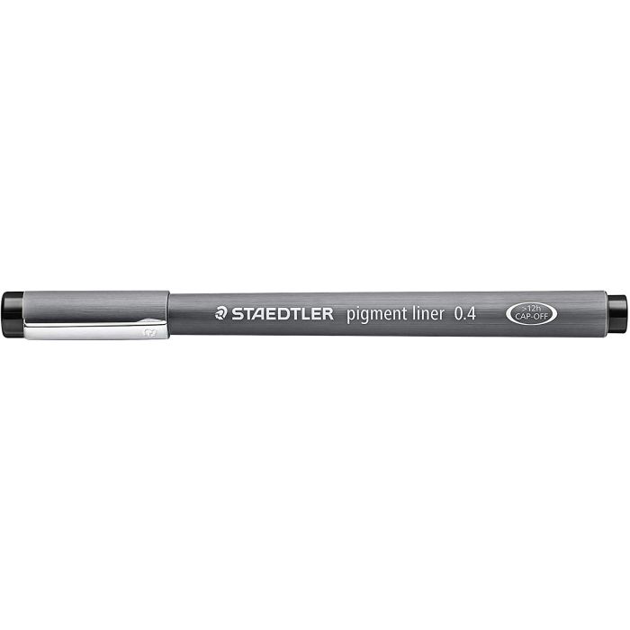 Stylo feutre Fineliner 308 - Noir 0,40 mm (STAEDTLER Dessin de précision)