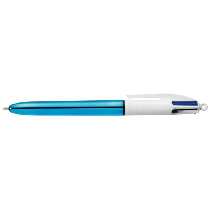 Stylo Bille Bic M10 rétractable pointe moyenne - Bleu