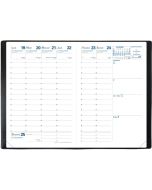 Agenda de poche 2026 Semainier QUO VADIS Affaires - 100 x 150 mm