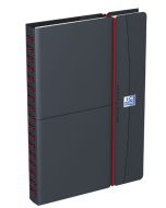 Agenda Semainier 2026 - 150 x 210 mm - Gris / élastique rouge OXFORD Office