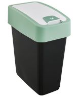 Poubelle avec couvercle - 10 litres - Anthracite/Crème KEEEPER Magne