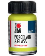 Peinture bleu clair mate - 15 ml - MARABU Porcelain et Glass Matt
