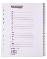 Intercalaire alphabétique en plastique - A à Z - A4 PRO-OFFICE Image