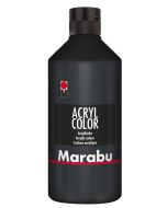 Peinture Acrylique - 500 ml - Noir MARABU Acryl Color