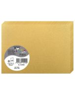 Cartes double en papier - 110 x 155 mm - Or POLLEN Lot de 25