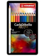 Photo Crayons pastel - assortiment 12 couleurs  : STABILO 1412-6