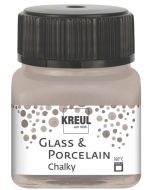 Peinture pour verre et porcelaine - 20 ml - Rouge KREUL Chalky