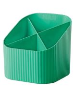 Photo Pot à crayons Multipot Economy - Bleu transparent : HELIT H6390230