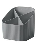 Photo Pot à crayons Multipot Economy - Bleu transparent : HELIT H6390230