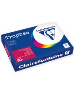 Ramette de papier Trophée 500 feuilles A3 - Rouge Groseille CLAIREFONTAINE Image papier d'impression