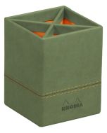 Pot à crayons 4 compartiments - Noir/Orange RHODIA