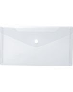 Pochette enveloppe DL à bouton-pression - Transparente HERMA