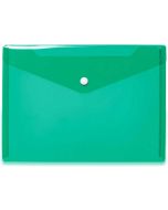 Pochette enveloppe A4 à bouton-pression - Violette Transparente HERMA