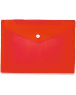 Pochette enveloppe A4 à bouton-pression - Violette Transparente HERMA