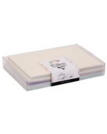 Carte en papier - 160 x 160 mm - Blanc naturel POLLEN Natura Lot de 25