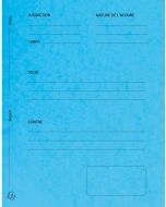 Modèle Dossier de Plaidoirie Pour ou Contre - Bleu  (EXACOMPTA 220102E Avocat)