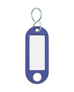 Lot de 10 Porte-clés - Bleu - Crochet en S WEDO