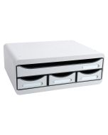 Caisson à 4 tiroirs - Toolbox Mini - Gris Lumière EXACOMPTA ECOBlack Image