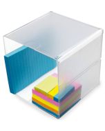 Boite de rangement Cube - 1 casier - Transparent DEFLECTO