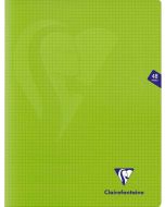Cahier 24 x 32 cm - 48 pages - Petits Carreaux - Vert CLAIREFONTAINE Mimesys