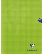 Cahier 24 x 32 cm - 96 pages - Petits Carreaux - Vert CLAIREFONTAINE Mimesys