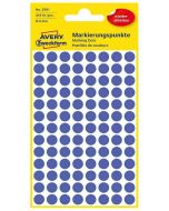 Pastilles adhésives amovibles - 8 mm - Bleu AVERY Lot de 416