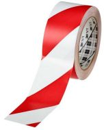 Ruban adhésif rayé PVC souple - Blanc/Rouge 3M SCOTCH