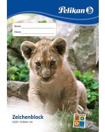 Bloc à dessin de 10 feuilles - A4 PELIKAN - image