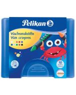 Lot de 10 Crayons de cire avec douille - 665/10 PELIKAN