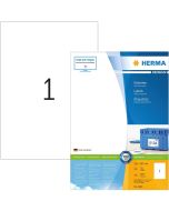 Étiquettes adhésives - 210 x 297 mm - Blanc : HERMA Premium Lot de 100 Image
