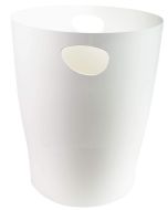 Corbeille à Papier ECOBIN - 15 litres - Blanc AutentiK EXACOMPTA