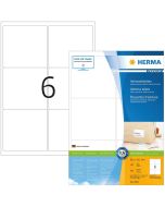 Étiquettes adhésives - 99,1 x 93,1 mm - Blanc : HERMA Premium Lot de 600 Image