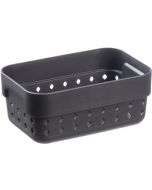 Bac de rangement pour Tiroir - 118 x 78 x 50 mm - Noir NHG Seoul Organizer S