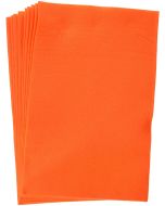 Feutrine de Bricolage - Orange - 200 x 300 mm : FOLIA Lot de 10 Visuel