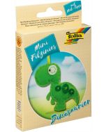 Kit de couture en feutrine pour fabriquer un Porte-clé - Dinosaure : FOLIA Filzinies Image