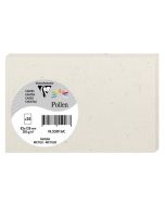 Carte en papier - 82 x 128 mm - Blanc naturel POLLEN Natura Lot de 25