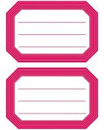 Etiquettes pour livres avec marge - 82 x 55 mm - Rouge HERMA Image
