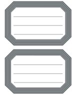 Etiquettes pour Livres - 82 x 55 mm - Contour Gris : HERMA Lot de 12 Visuel