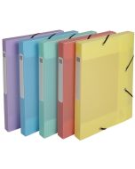 Boîte de classement - Dos 25 mm - Assortiment : EXACOMPTA Chromaline Pastel image