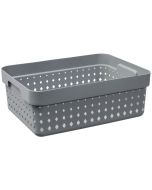 Bac de rangement pour Tiroir - 158 x 118 x 73 mm - Bleu NHG Seoul Organizer L