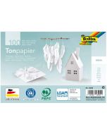 Feuilles de couleur A4 - 210 x 297 mm - Blanc : FOLIA Visuel