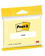 Notes adhésives quadrillées - Jaune - 102 x 152 mm POST-IT 