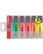Surligneur - Assortiment  STABILO BOSS ORIGINAL Lot de 5