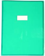 Protège-cahier - 240 x 320 mm - Vert transparent : CLAIREFONTAINE Cristalux photo