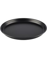 Plaque à pizza ronde - 280 x 25 mm - Noir APS