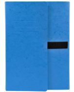 742E EXACOMPTA Chemise à Bande Velcro et 3 rabats Dos bleu