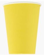 Gobelet en carton Jaune - 0,2 L PRONAPPE Lot de 15