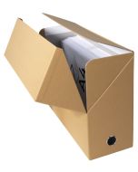 Boîte de classement Papier toilé - Dos 120 mm - Havane EXACOMPTA Photo